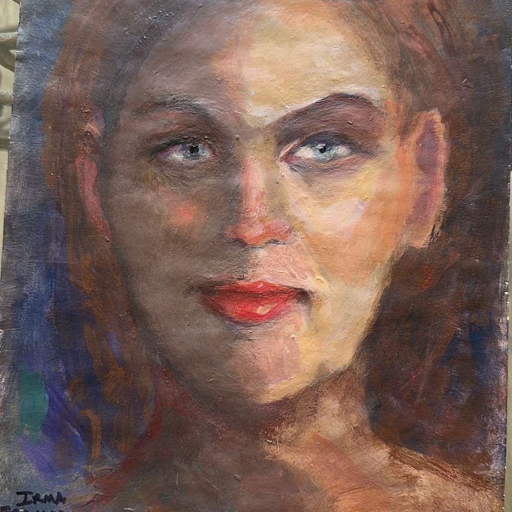 Original portrait by Irma Franco